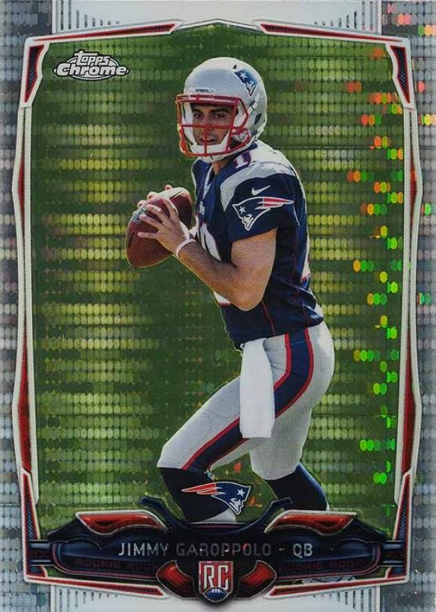 2014 Topps Chrome Jimmy Garoppolo #150 Football Card