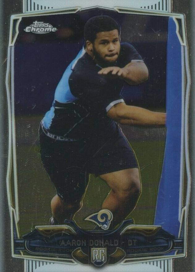 2014 Topps Chrome Aaron Donald #175 Football Card