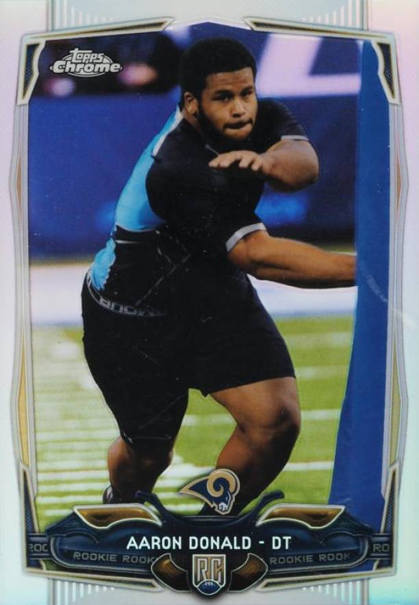 2014 Topps Chrome Aaron Donald #175 Football Card