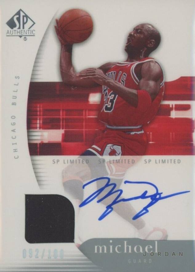 2005 SP Authentic Michael Jordan #12 Basketball Card