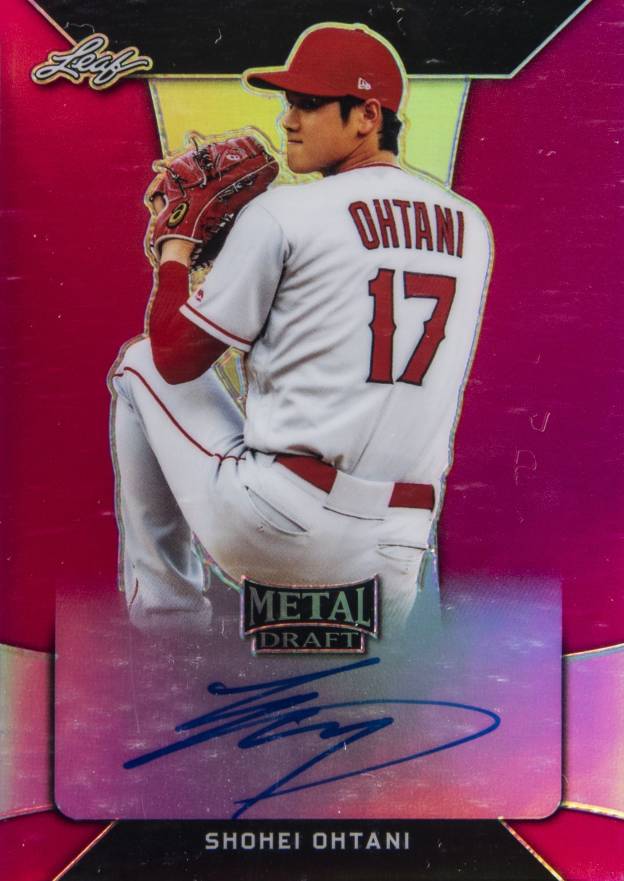 2018 Leaf Metal Draft Autograph Shohei Ohtani #BASO1 Baseball Card