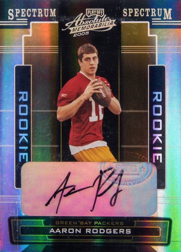 2005 Playoff Absolute Memorabilia Aaron Rodgers #180 Football Card