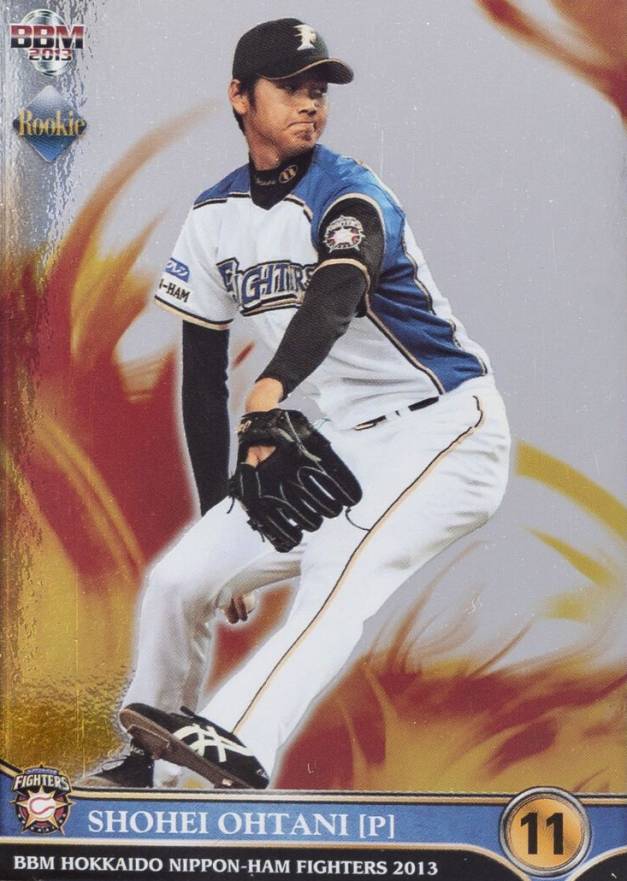 2013 BBM Hokkaido Nippon Ham Fighters Shohei Ohtani #F02A Baseball Card