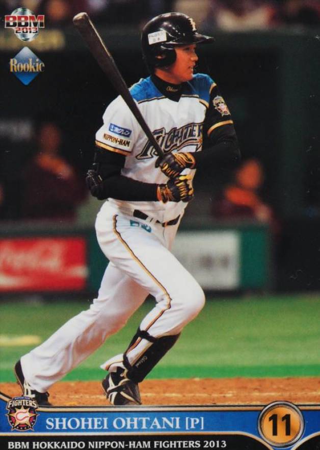 2013 BBM Hokkaido Nippon Ham Fighters Shohei Ohtani #F02B Baseball Card