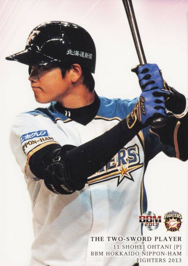 2013 BBM Hokkaido Nippon Ham Fighters Shohei Ohtani #F92 Baseball Card