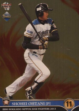 2013 BBM Hokkaido Nippon Ham Fighters Shohei Ohtani #F02B Baseball Card