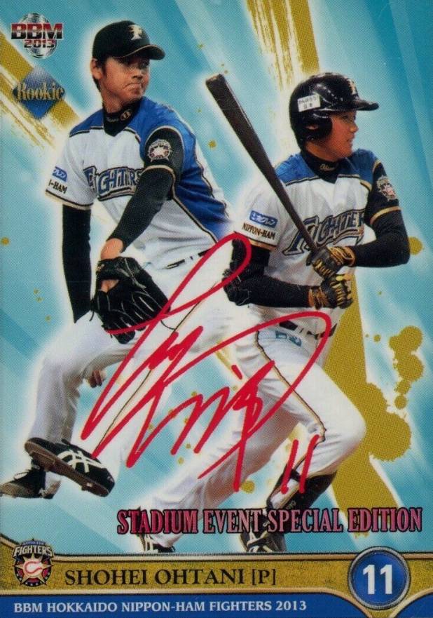 2013 BBM Hokkaido Nippon Ham Fighters Shohei Ohtani #PR12 Baseball Card