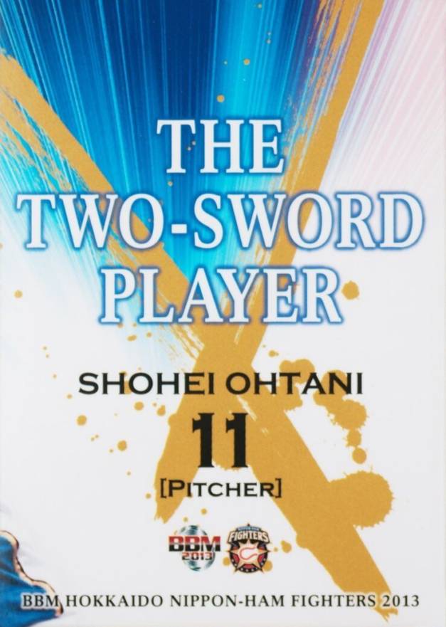 2013 BBM Hokkaido Nippon Ham Fighters Shohei Ohtani #F91 Baseball Card