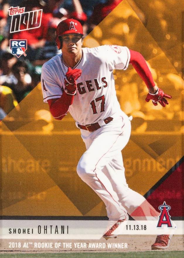 2018 Topps Now Off-Season Shohei Ohtani #OSB-1 Baseball Card