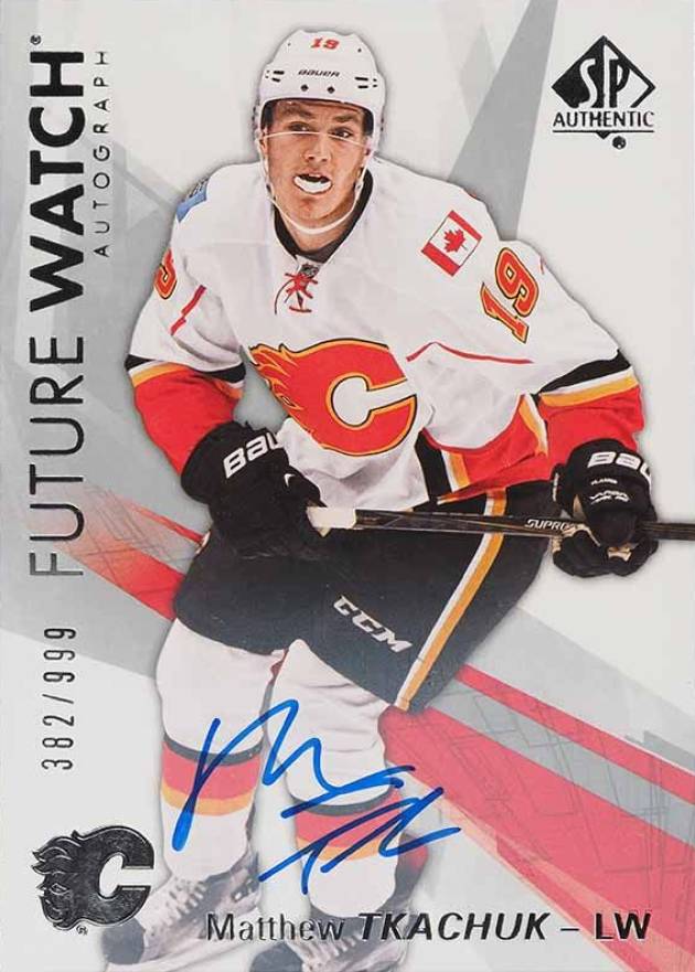 2016 SP Authentic  Matthew Tkachuk #150 Hockey Card