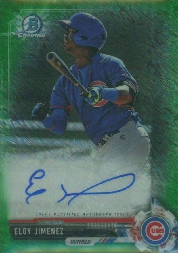 2017 Bowman Prospects Autographs Eloy Jimenez #EJ Baseball Card