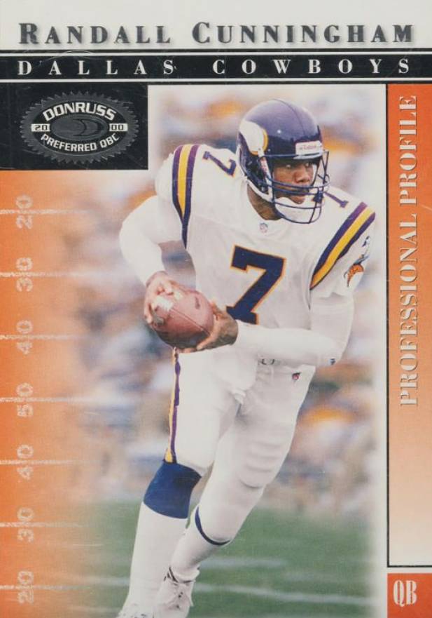 2000 Donruss Preferred Randall Cunningham #13 Football Card