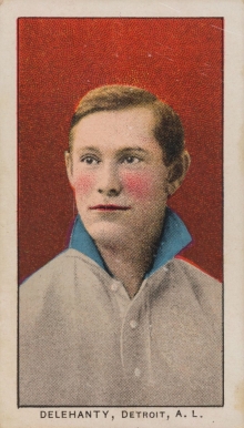 1910 Philadelphia Caramel Delahanty, Detroit, AL # Baseball Card