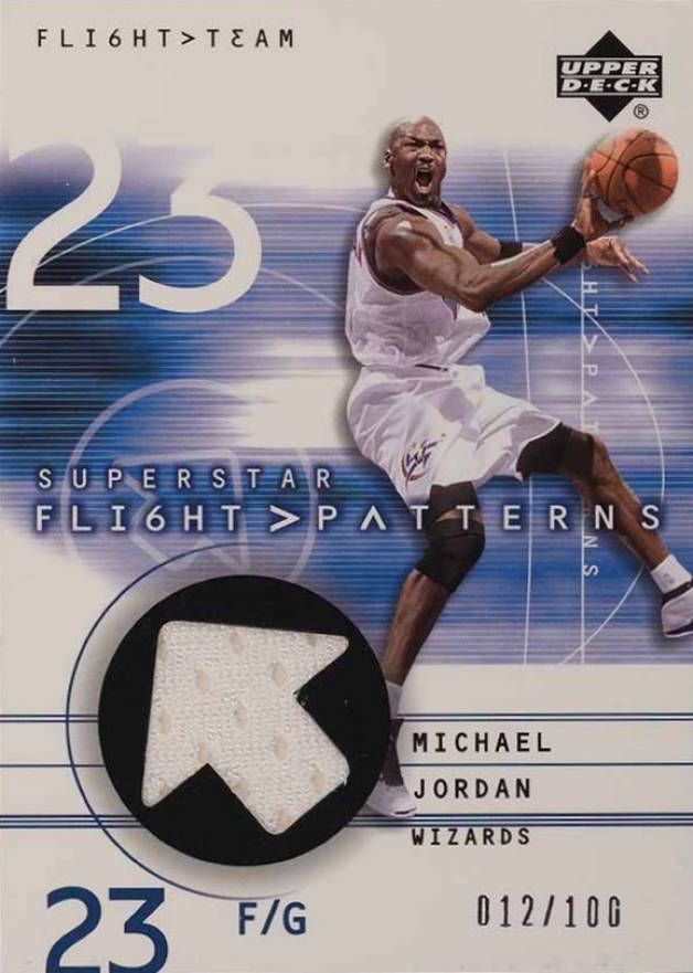 2001  Upper Deck Flight Team Superstar Flight Patterns Michael Jordan #MJ Basketball Card